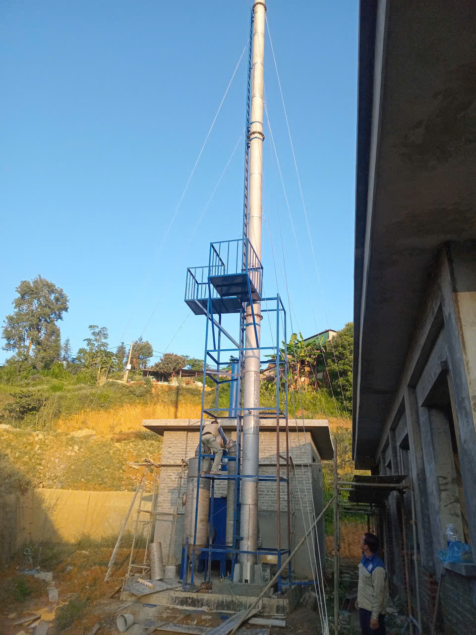 Lò đốt rác thải y tế tại Bắc Hà